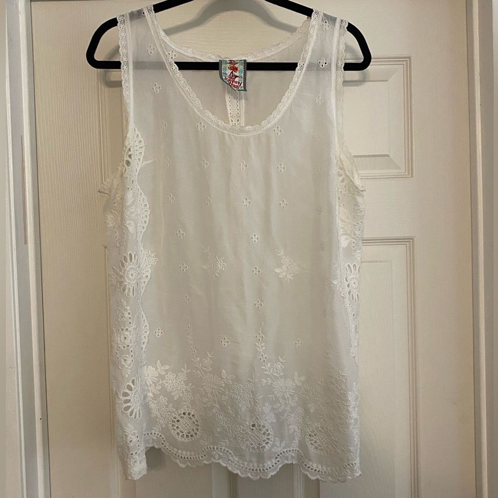 Johnny Was Lacy shell / cami.